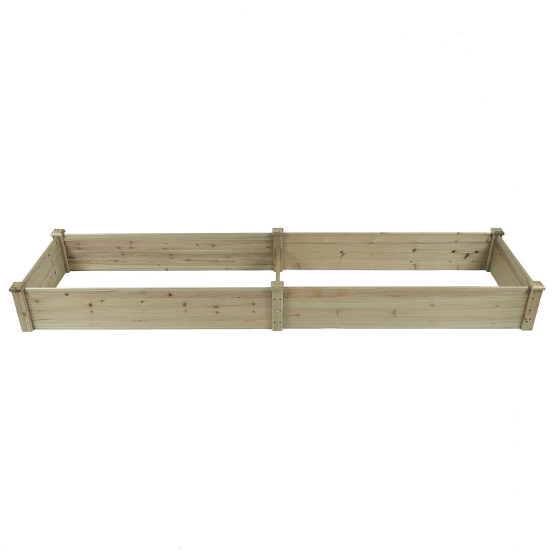 Union Rustic Jerold Wood Outdoor Raised Garden Bed & Reviews Wayfair